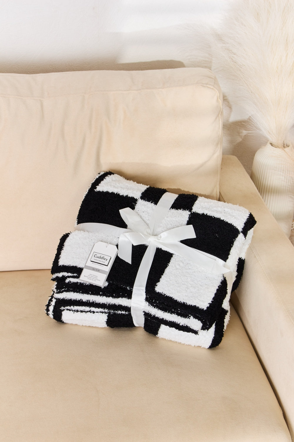 Checkered Decorative Throw Blanket-6 Color Options