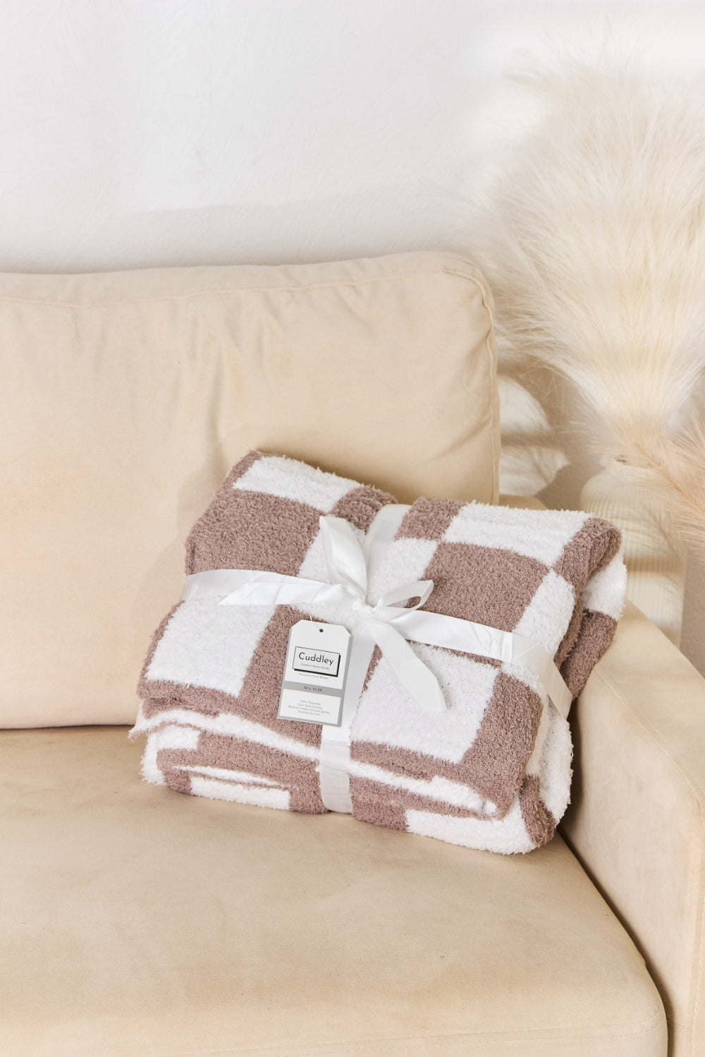 Checkered Decorative Throw Blanket-6 Color Options