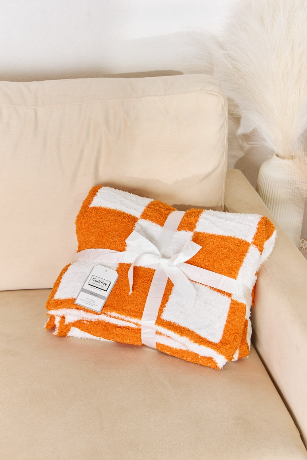 Checkered Decorative Throw Blanket-6 Color Options